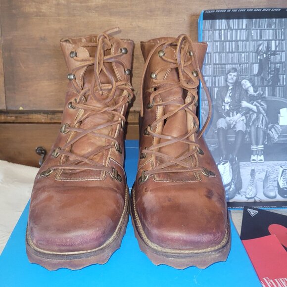 John Fluevog Men's 760 Turbo Brohlin 2014 Size 11 Ankle Boots - Picture 7 of 17